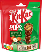 Kitkat pops noisettes & éclats de cacao