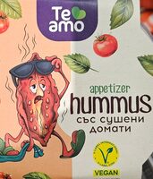 Хумус със сушени домати