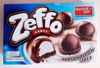 Marshmallow cakes with cocoa-milk coating