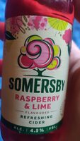 Raspberry & lime cider