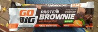 Protein bar   brownie with orange peel