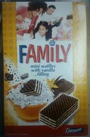 Family mini waffles vanilla