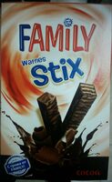 Family waffles stix cocoa