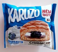 Croissant with cheese and blueberry