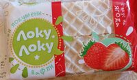Локумена вафла с вкус на ягода