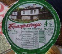 Краве кисело мляко 4%