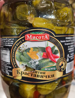 Мини кисели краставички