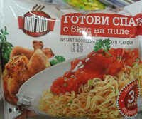 Готови спагети с пиле