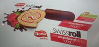 Swiss roll strawberry