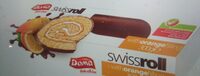 Swiss roll orange