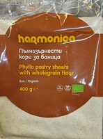 Пълнозърнести кори за баница