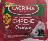 White brine cheese from cow milk Lacrima Extra