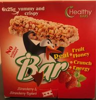 Bar strawberry & straberry yoghurt