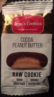 Raw cookie cocoa peanut butter