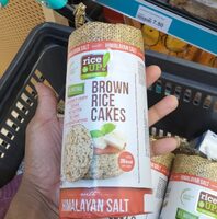 Brown rice cake