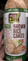 BROWN RICE CAKES with CHIA & QUINOA