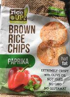 Brown rice chips paprika