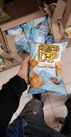 Popped tortilla chips