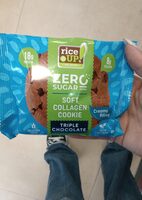Rice up zero sugar soft collagen cookie triple chocolate