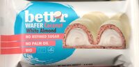 Organic vegan waffer with coconut