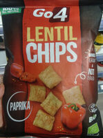 Lentil chips paprika