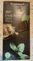 Dark 70% mint maca organic vegan