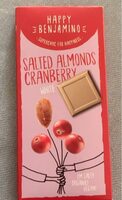 Salted almonds cramberry white