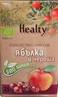 Био студено пресован сок от ябълка и череша