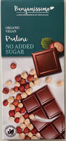Organic vegan praline