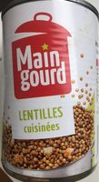 Lentilles cuisinees