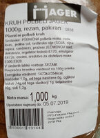 Kruh Pobeli Jager rezan, pakiran