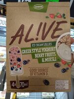 Alive Ice cream Lollies