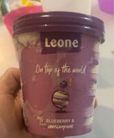 Blueberry and mascarpone