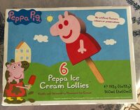 Peppa pig cream lollies