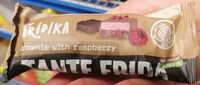 Fridika brownie with raspberry