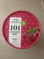 Sorbet Raspberries + Honey