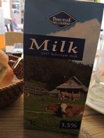 Lait entier stérilisé UHT