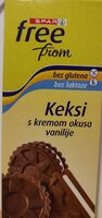 Piškoti z vanilijevo kremo brez glutena in laktoze