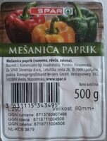 Mešanica paprik