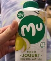 Pear and vanilla yogurt