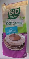 Rice cakes with milk chocolate