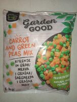 Carrot and green peas mix