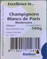 Champignons Blancs de Paris