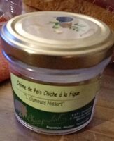 Crème de pois chiche à la figue