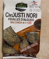 Crousti Nori Feuilles d’Algues BBQ Coréen