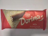 Milk chocolate with rice