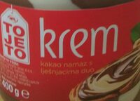 Krem kakao namaz s lješnjacima duo