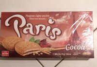 Filled tea biscuits Paris cocoa