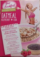 Super food Ormeal raspberry chia
