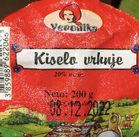 Kiselo vrhnje 26% m.m.